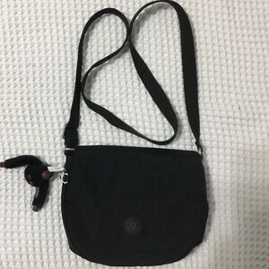 Kipling Lucasta Midnight Noir Crossbody Gorilla FOB